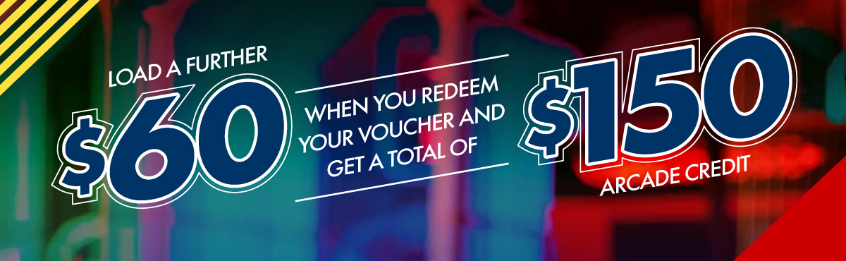 Pay $60 get $150 game credits with the $20 voucher!