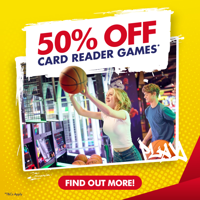 50% off card reader games!*